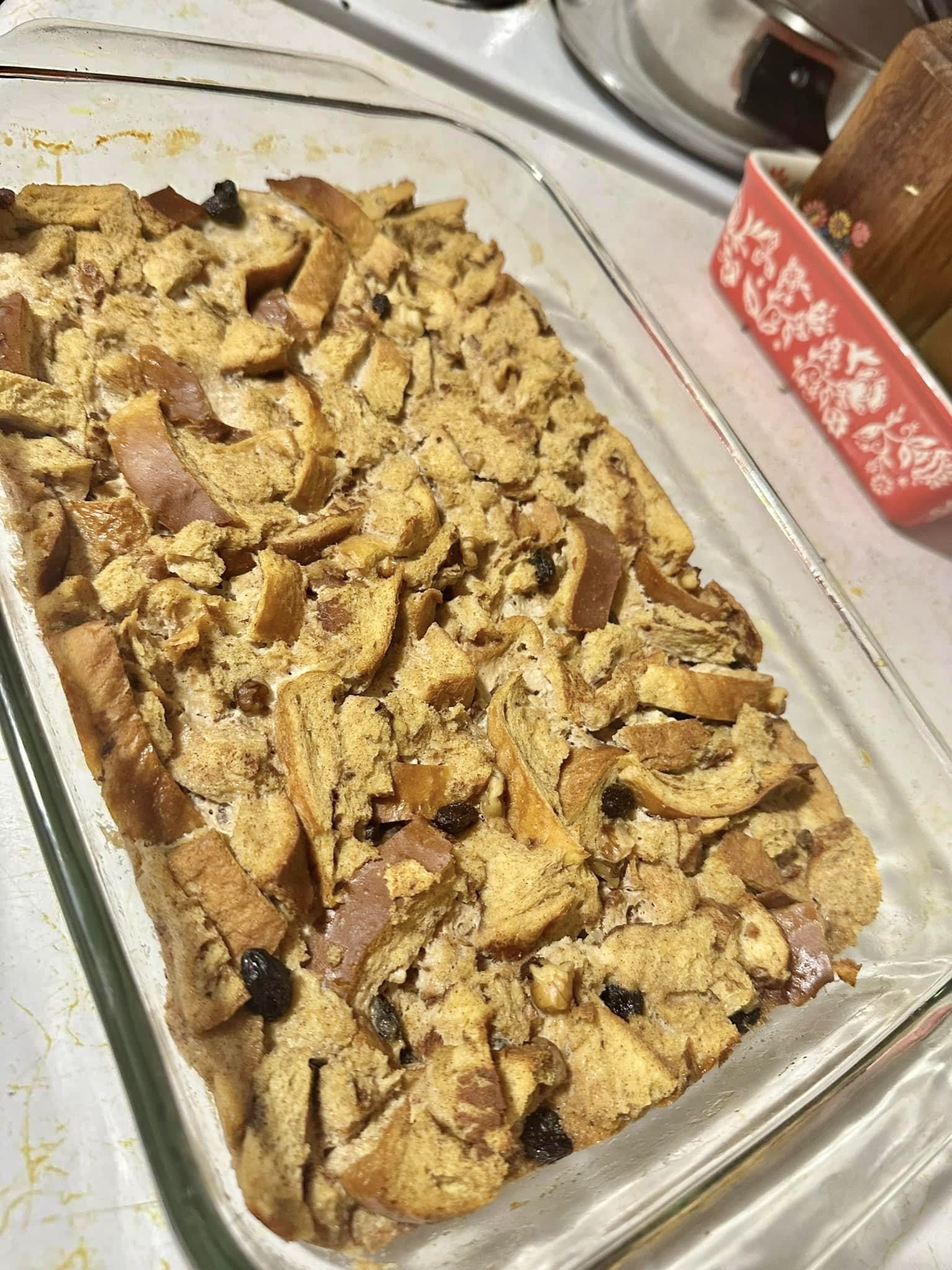 Cinnamon Bread Pudding Free Style in KItchen