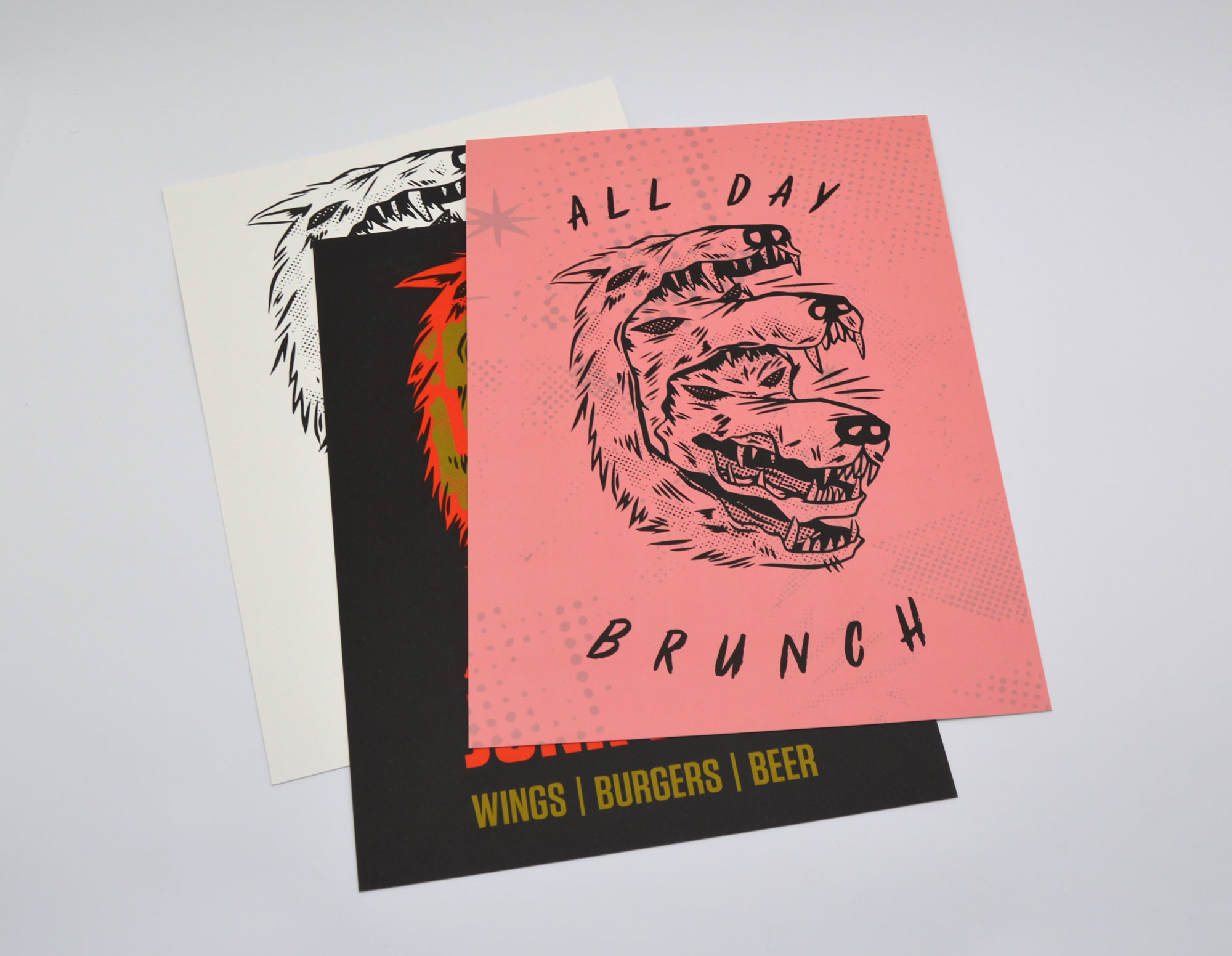 WolfPack Food & Drink Menus Freestyle Print London Printers UK