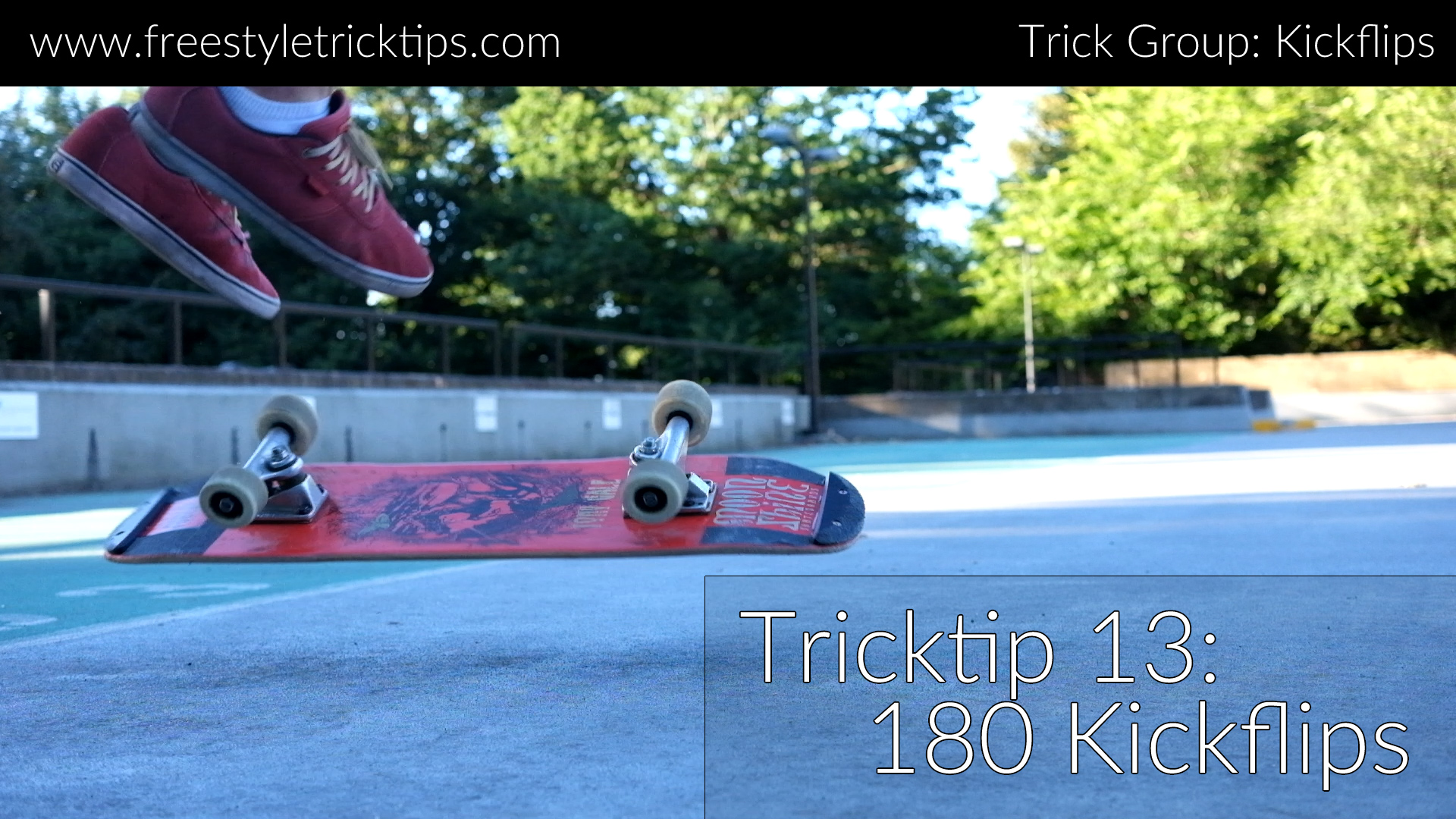 How to do the original 180 Kickflip no ollie needed! Freestyle