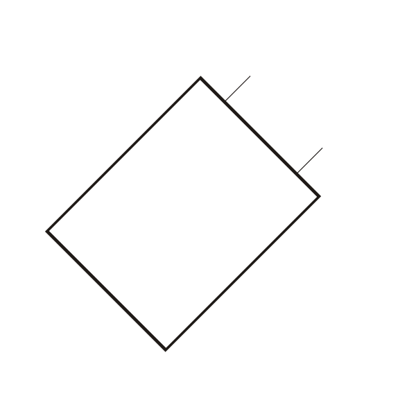 Rectangle geometric shape Free SVG