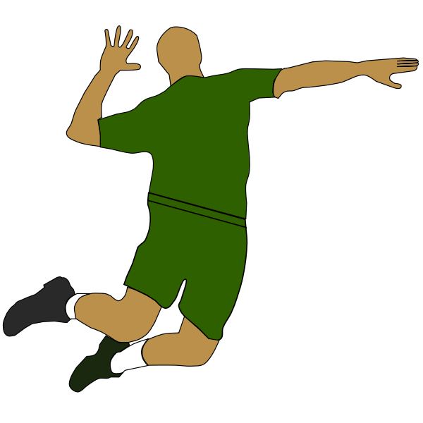 Volleyball Spike Clip Art