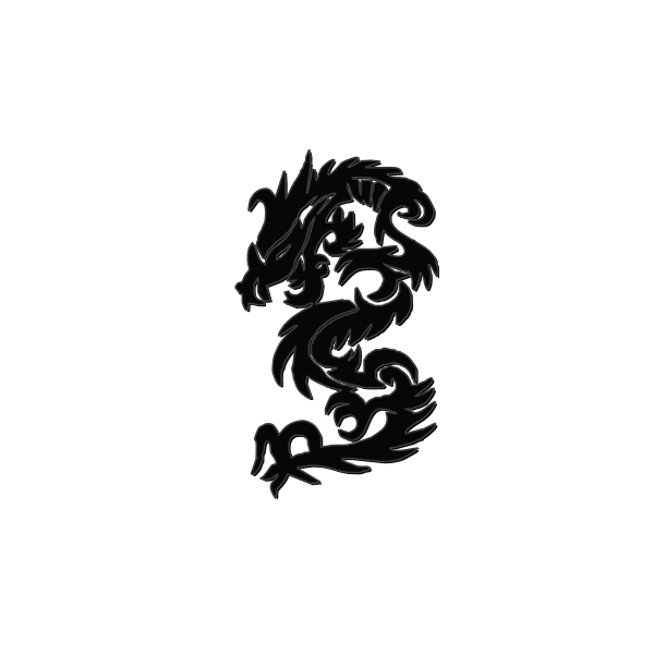 Chinese New Year Dragon Head Drawing