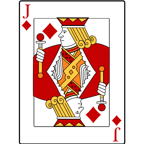 Jack of Diamonds Free SVG