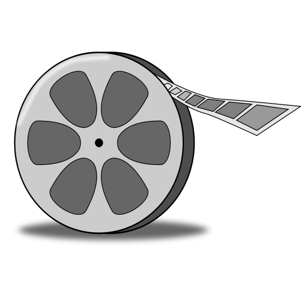 Film reel vector illustration Free SVG