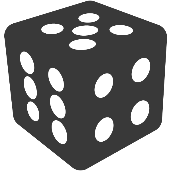 Black dice Free SVG