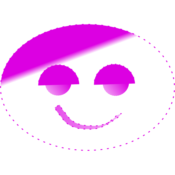 Pink Smiley Face Gif