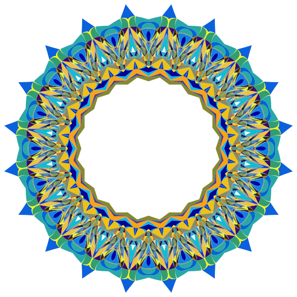 Abstract Geometric Frame Free SVG