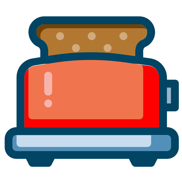 Toaster symbol Free SVG