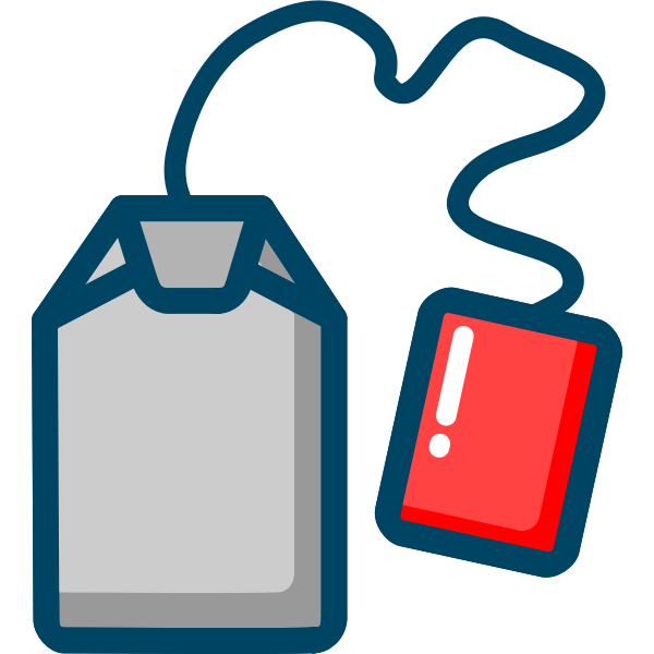 Tea bag image Free SVG