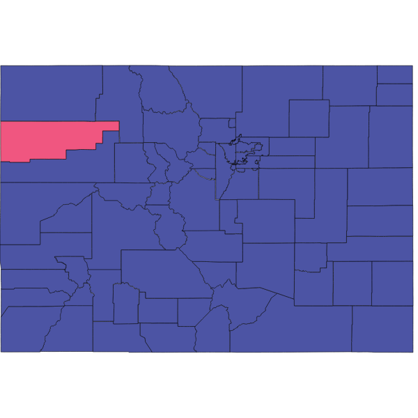 Colorado Counties Free SVG
