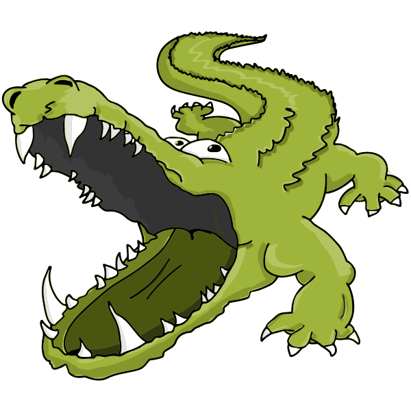 Crocodile 6 Free SVG