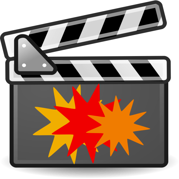 Action movie vector icon Free SVG