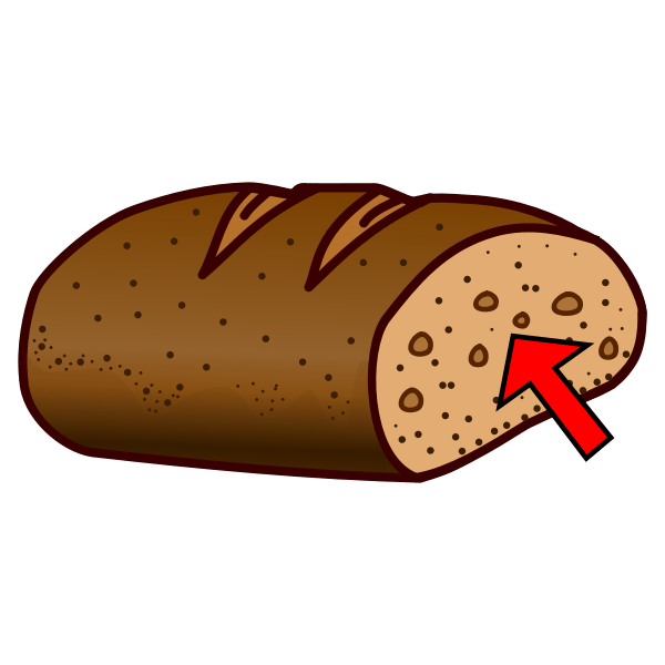 Bread lineart Free SVG