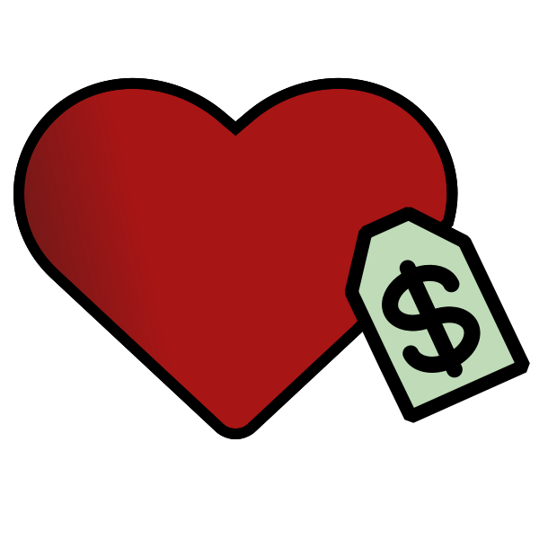 Cost of Love Free SVG