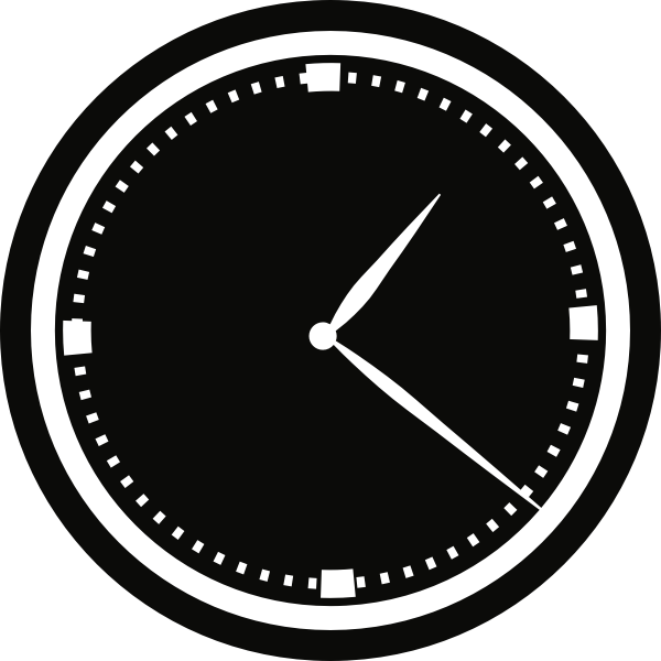 Clock Silhouette Png