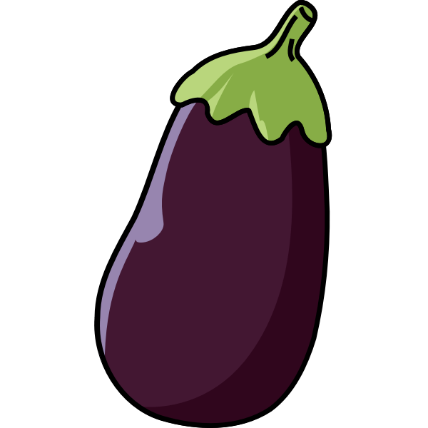 Eggplant Emoji Svg