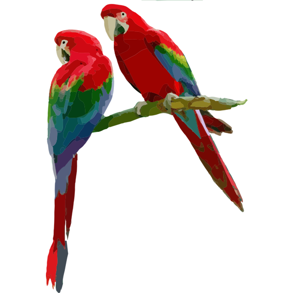 Parrots Free SVG