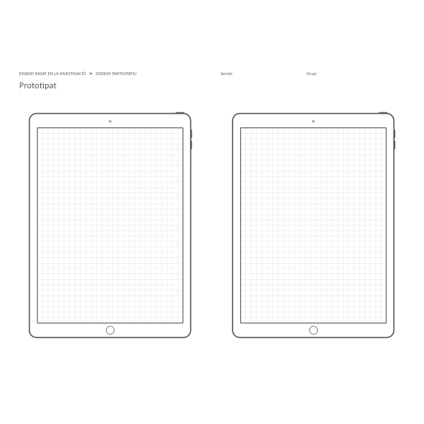 ux design tablet template Free SVG