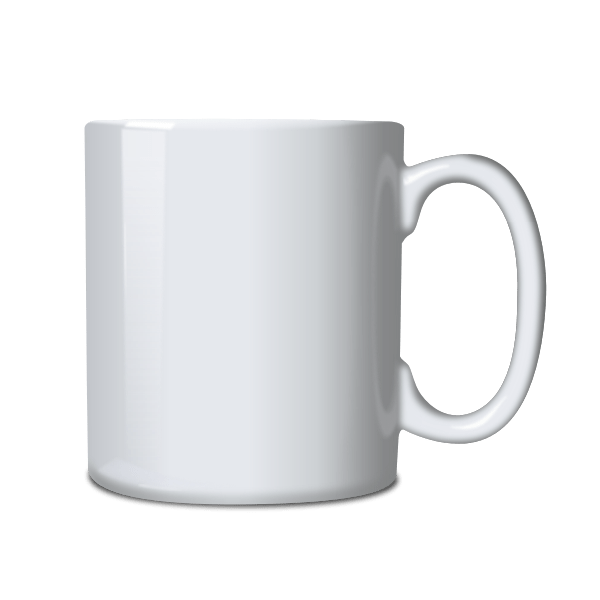 Simple White Mug Free SVG
