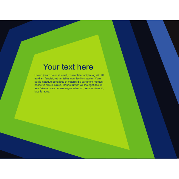 Blue and green background with text Free SVG