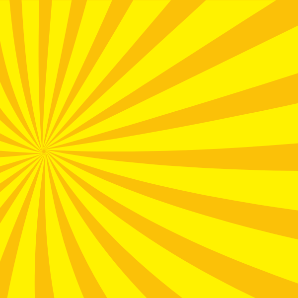 Yellow Sun Rays Wallpaper