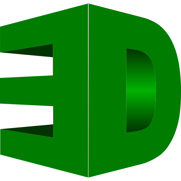 3D logo Free SVG