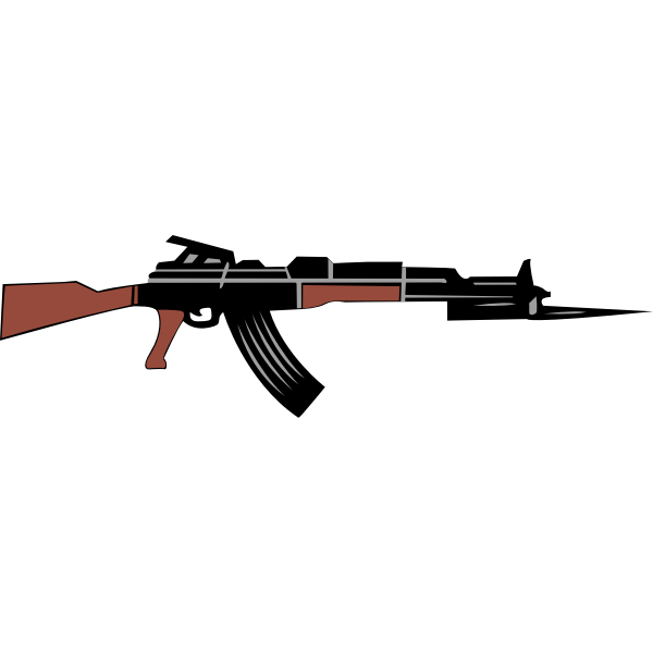 AK 47 image Free SVG