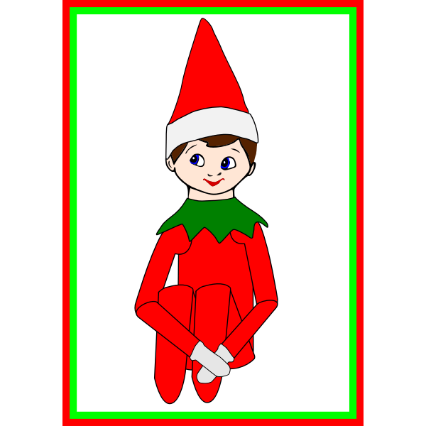 AlanSpeak Elf On The Shelf 03 Free SVG