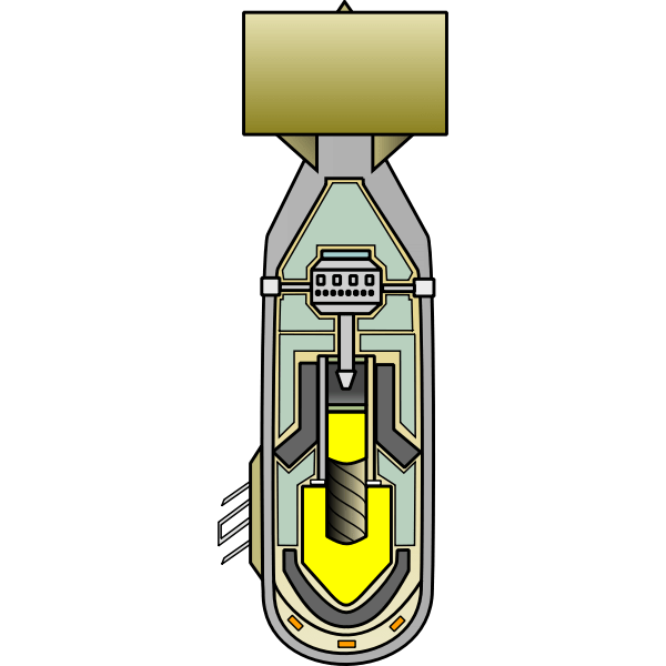 Little Boy atomic bomb Free SVG