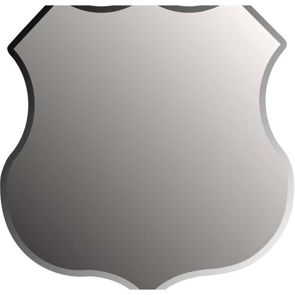 Silver shield Free SVG