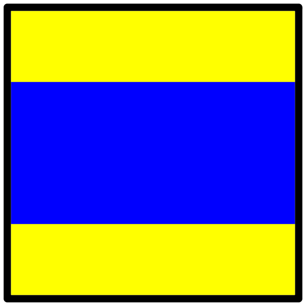 signal flag delta Free SVG