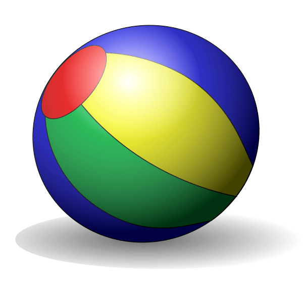 Free Beach Ball Clipart