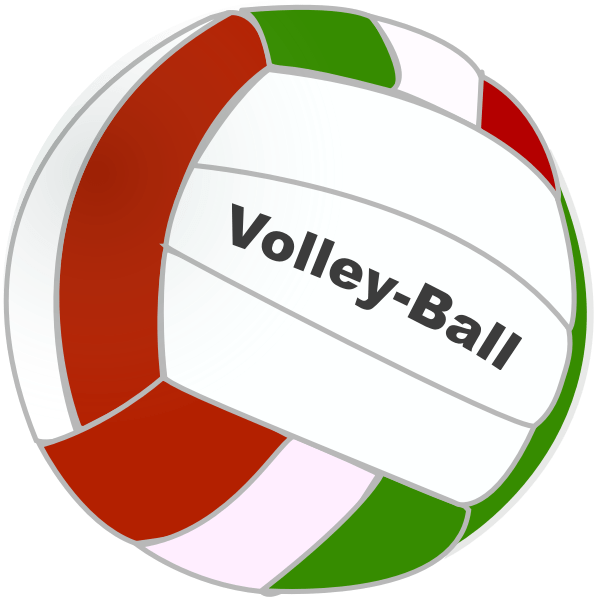 Volleyball ball vector drawing Free SVG