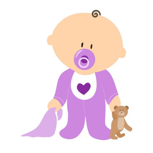 Cute Baby Boy Face Free SVG