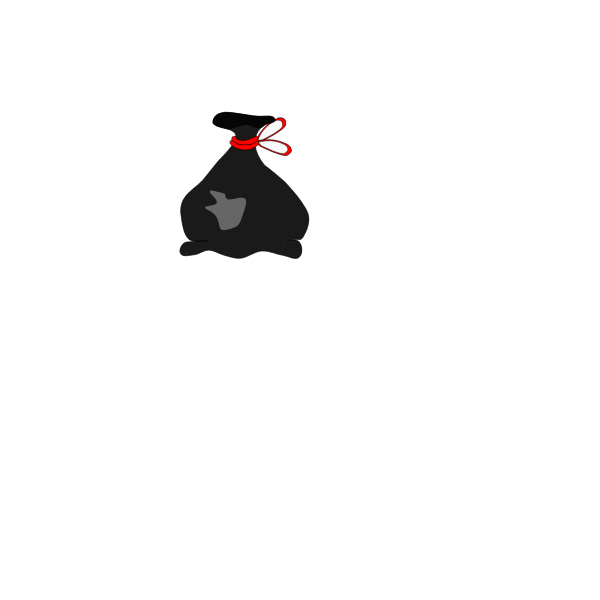 Garbage bag Free SVG