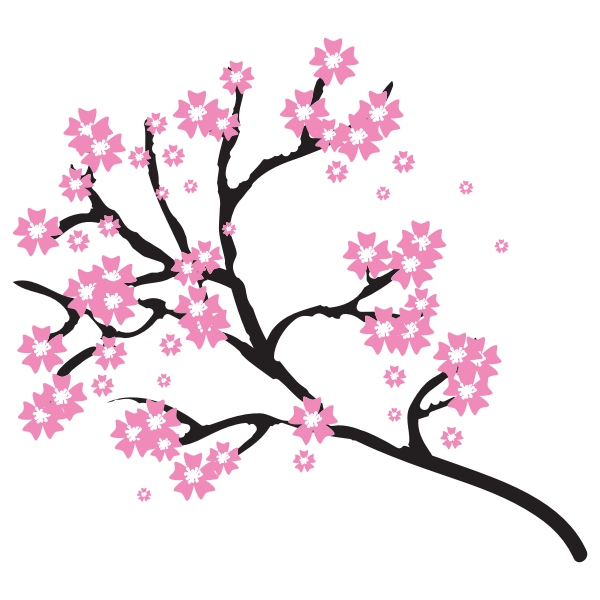 Cherry Blossoms Free SVG