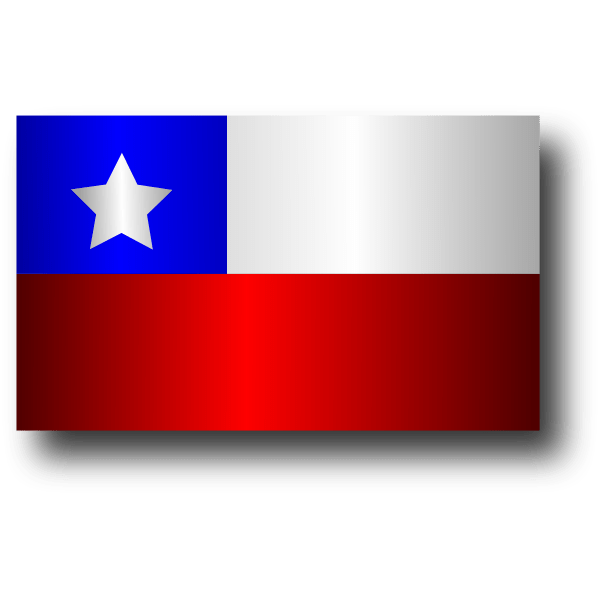 Chilean Flag Vector Free SVG
