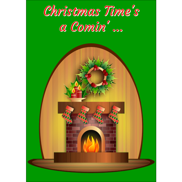 Animated Christmas card Free SVG