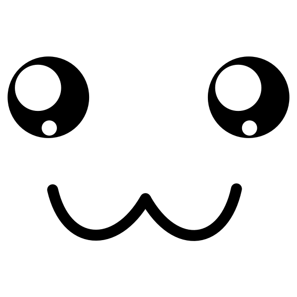 Cute smiley face Free SVG