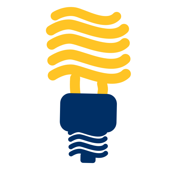 Fluorescent Light Bulb Symbol Free SVG