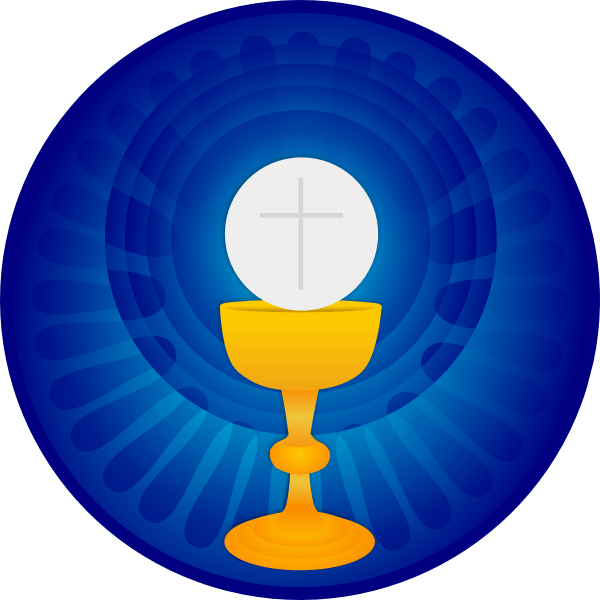 Illustration of Holy Eucharist symbol Free SVG