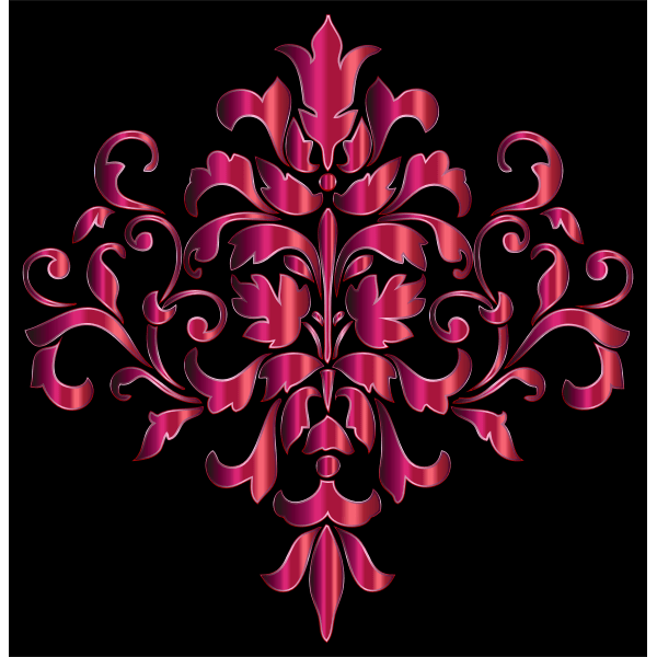 Festive Damask Design 2 Free SVG