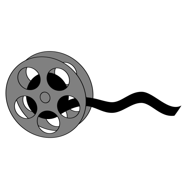 Film reel vector illustrartion Free SVG