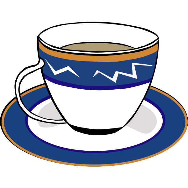 Tea cup vector graphics Free SVG
