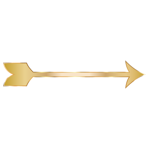 Golden Arrow 2 No Background Free SVG