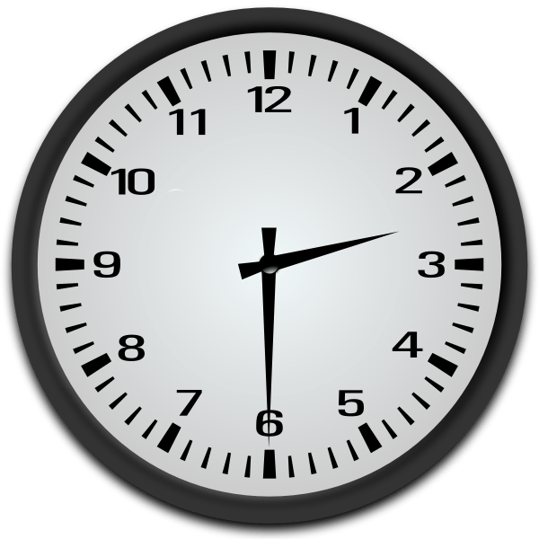 Half Past 2 Free SVG
