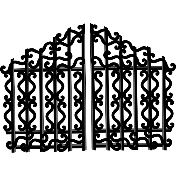 Iron gate Free SVG