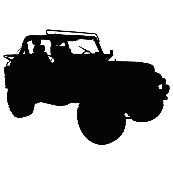 Jeep silhouette Free SVG