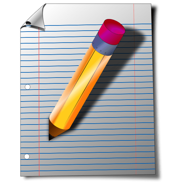 Pad Paper Vector Clipart