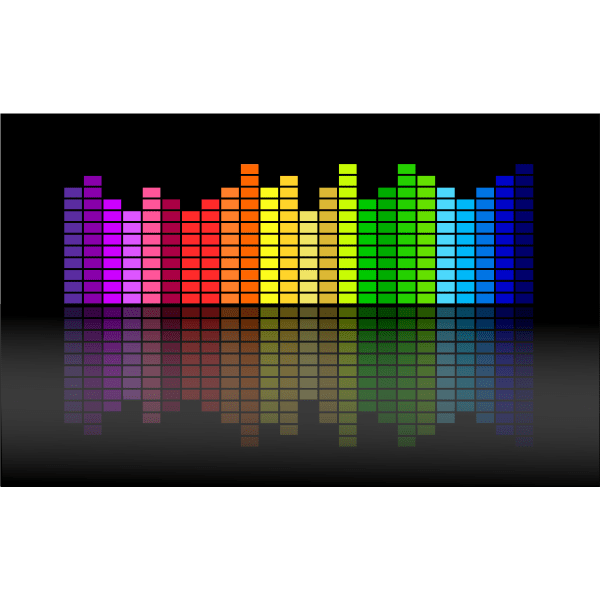 Music equalizer vector illustration Free SVG